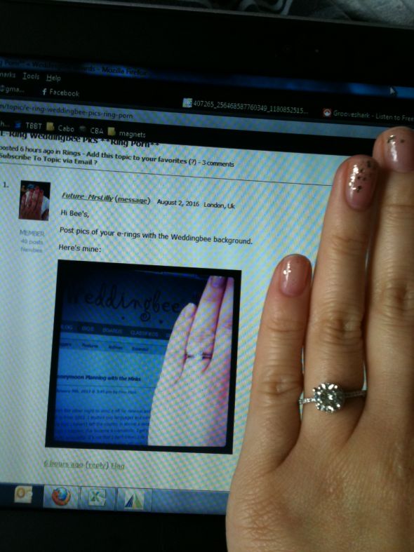 E-Ring Weddingbee Pics **Ring Porn** :  wedding Photo