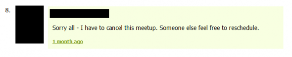 Follow up post by Mr. Bee : wedding Cancellation