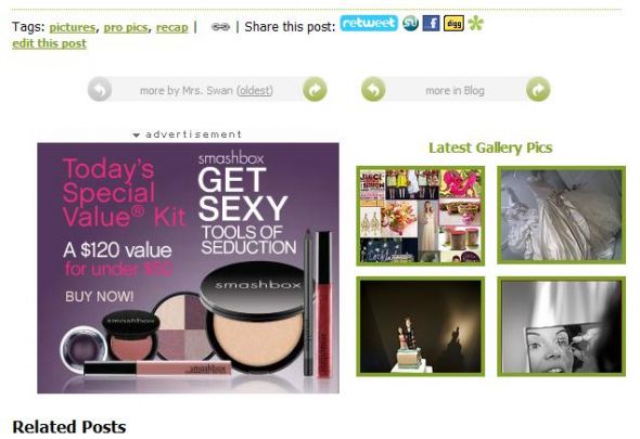 Does the Weddingbee gallery grid show up for you? Please help us out! :  wedding Normal Grid
