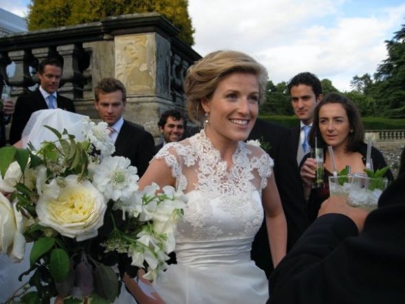 Anyone recognize this lace jacket? :  wedding Front