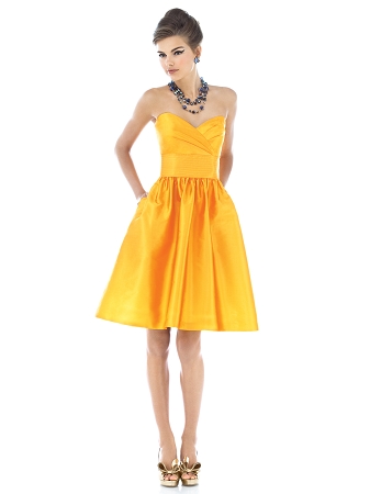 MOH dress completely different...is this OK? :  wedding maid of honor dress maid of honor moh dress coordination bridesmaid dresses bridesmaid Bridesmaid Dress 542