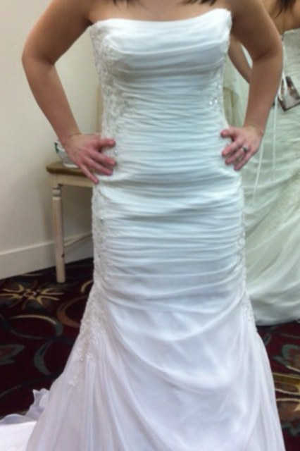 Which dress?! 7 pictures. :  wedding which dress help decide maggie pronovias justin alexander Photo 24