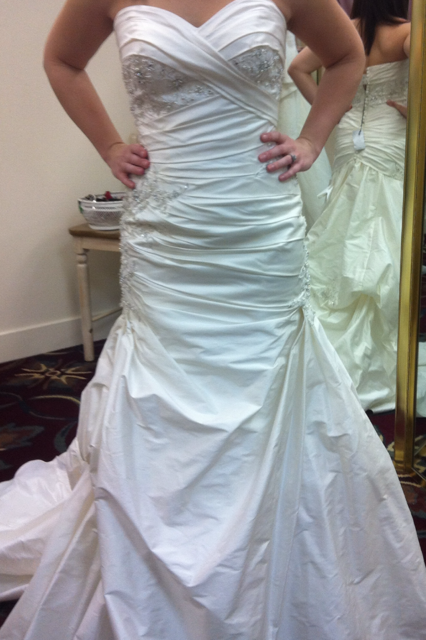 Which dress?! 7 pictures. :  wedding which dress help decide maggie pronovias justin alexander Photo 33