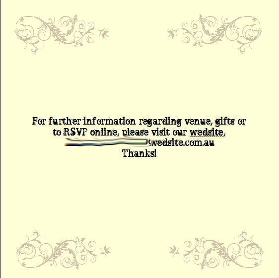 Please comment on my wedding invites! :) :  wedding invitations diy feedback Back