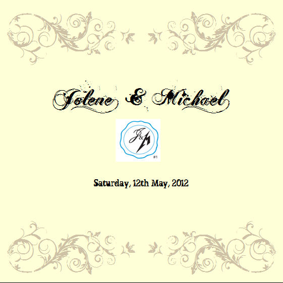 Please comment on my wedding invites! :) :  wedding invitations diy feedback Front