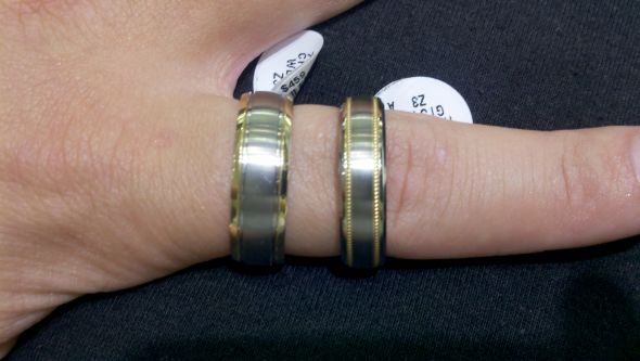 Post your man's wedding band : wedding mens wedding band wedding band band white gold platinum tungsten carbide yellow gold 1 2011 08 19 16 01 49 397
