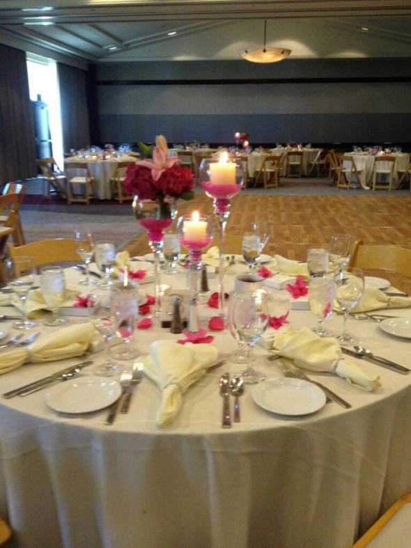 goblet centerpiece