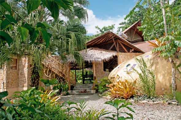 Rainforest Wedding: What do you think about this dress for that setting? :  wedding wedding dress rainforest costa rica Costa Rica Tree House Beach Suite