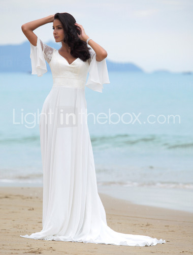 Rainforest Wedding: What do you think about this dress for that setting? :  wedding wedding dress rainforest costa rica Lightinthebox.com Wedding Dress 3