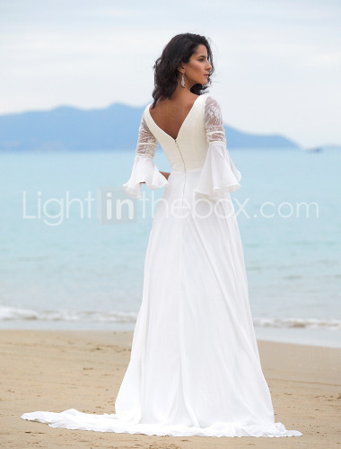 Rainforest Wedding: What do you think about this dress for that setting? :  wedding wedding dress rainforest costa rica Lightinthebox.com Wedding Dress 4
