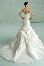 Unworn, Unaltered, Kitty Chen Couture, GREAT DEAL! :  wedding kittychen couture unworn unaltered brand new 6 8 10 mermaid georgous ivory dress Daisy Back