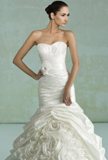 Unworn, Unaltered, Kitty Chen Couture, GREAT DEAL! :  wedding kittychen couture unworn unaltered brand new 6 8 10 mermaid georgous ivory dress Daisy Close Up
