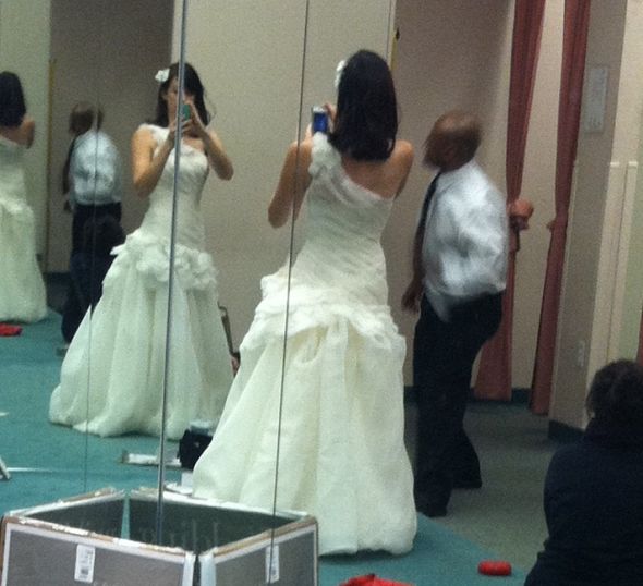 Is my dress too formal for the beach?? :  wedding beach wedding formal dress heat IMG 1772