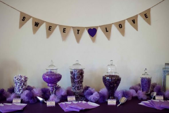 purple and ivory wedding invitations