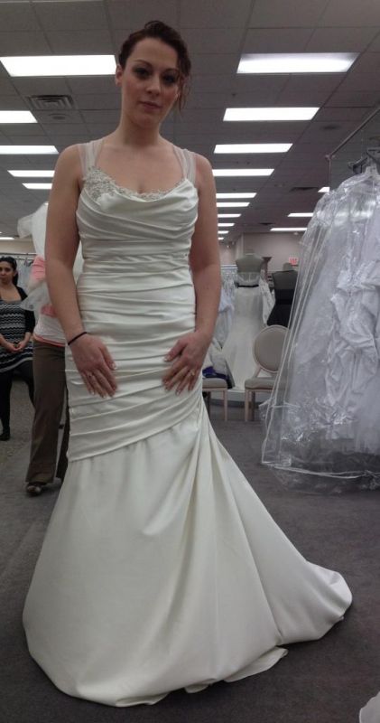 David's Bridal SPK472? Any Real Life pics? : wedding dress davids bridal Galina