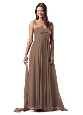 Bridesmaids dresses :  wedding davids bridal 1 bridesmaids dress latte 1 latte chiffon coral guava satin moh Chiffon