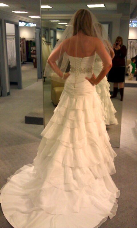 Which dress should I choose?? Remi San Patrick or Alfred Angelo 2314? Thx!! :  wedding alfred angelo san patrick st patrick 1 remi vote wedding dress Photo 2