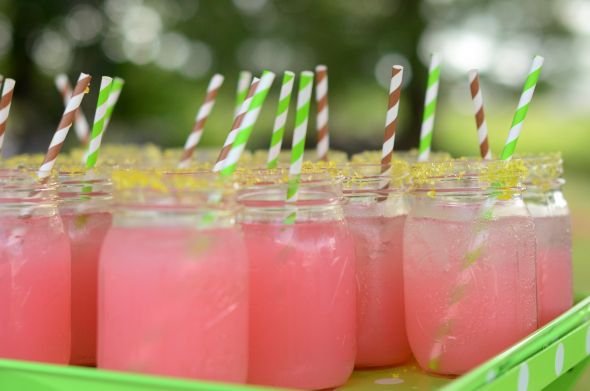 Lemonade before the ceremony for a v
