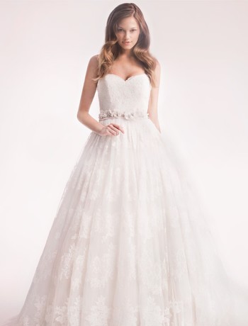 Alita Graham Lace Sweetheart Ballgown :  wedding alita graham lace sweetheart ballgown kleinfelds Alita Graham 13685 Large