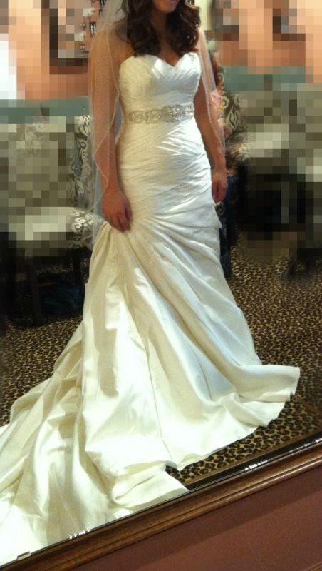 real bride in mori lee 1222 :  wedding angelina faccenda mori lee 1222 real bride MoriLee1222