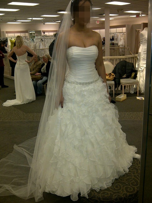 found the dress! no hairstyle or jewerly in mind (pic heavy) :  wedding dress help hairstyle jewerly wg3118 Bridaldress1