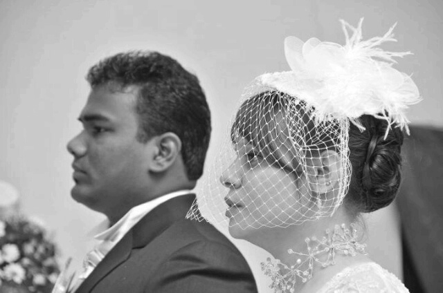 My Veil and Fascinator
