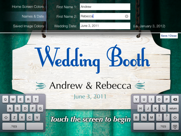 I 39m not sure if it is too late but Wedding Booth wwwweddingboothappcom 