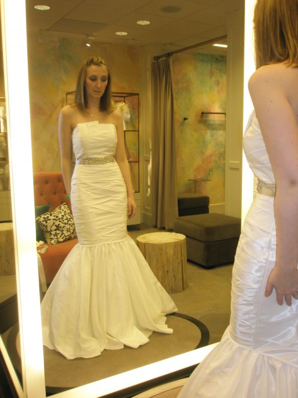Could I add sleeves to this dress? :  wedding dress alterations sleeves PC271114