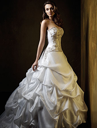 My wedding gown is a strapless ball gown Alfred Angelo 404 