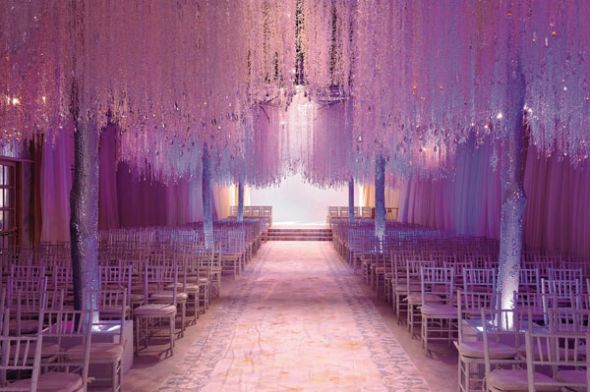 I need help for my centerpieces :  wedding centerpieces decorations crystal winter wedding Preston Bailey Crystal Trees