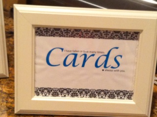 Damask/Turquose Signs