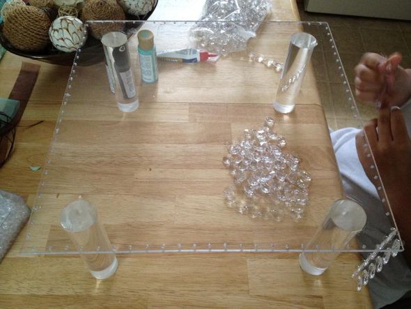 My bling cake stand