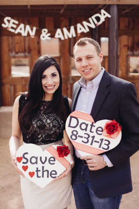DIY Save the date signs