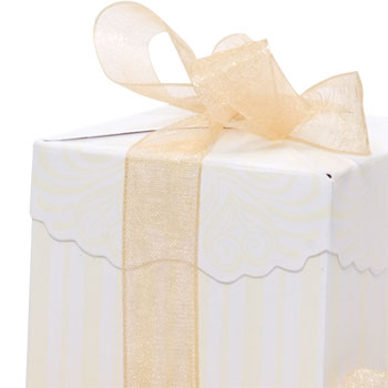Favor Boxes - large quantity available! :  wedding favors boxes decorations candy white ivory bridesmaids inspiration diy reception Boxes 1
