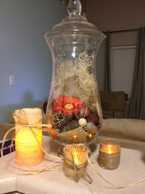 DIY Rustic/Nautical Centerpiece