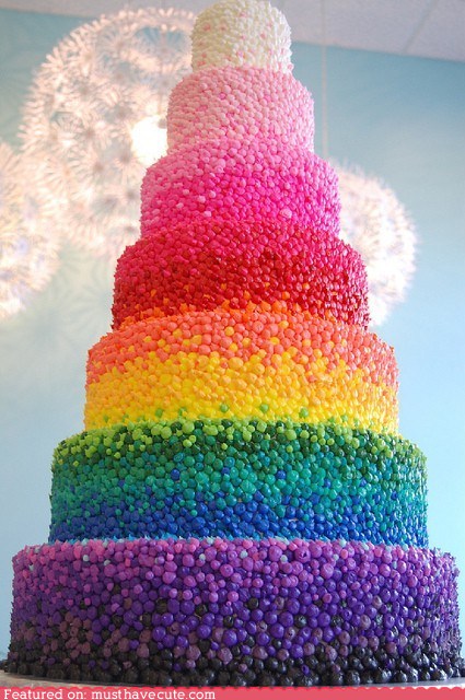 Rainbow wedding theme Inspiration needed please, Kept Elegant :  wedding rainbow theme wedding bridesmaid dresses dress cake shoes bouquet ideas inspiration .jpg