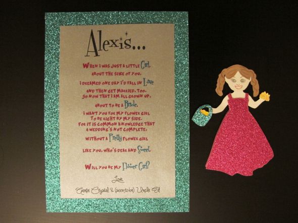 DIY Bridesmaid invites (& flower girl + Ring Bearer) :  wedding bridesmaid invite flower girl invite ring bearer invite paper dolls teal pink bridesmaids diy invitations IMG 0165