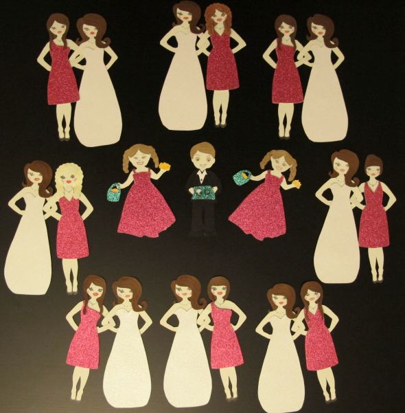 DIY Bridesmaid invites (& flower girl + Ring Bearer)