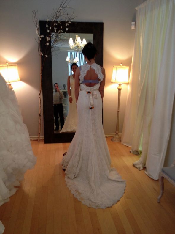 Wtoo-- pictures on real brides? : wedding wtoo watters dress Wedding1