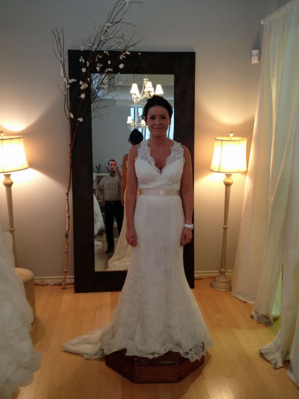 Wtoo-- pictures on real brides? : wedding wtoo watters dress Wedding 3