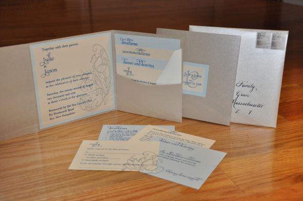 B6 Gocco with Extras! : wedding gocco diy Invite No Names
