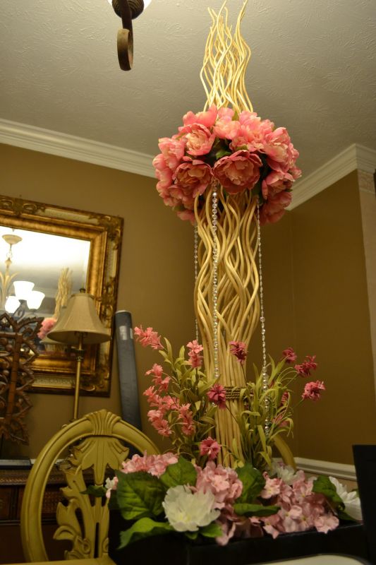 Centerpiece RoughDraft wedding centerpiece bamboo floral 460614 