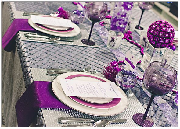 These stunning table overlays will really make your wedding reception or 