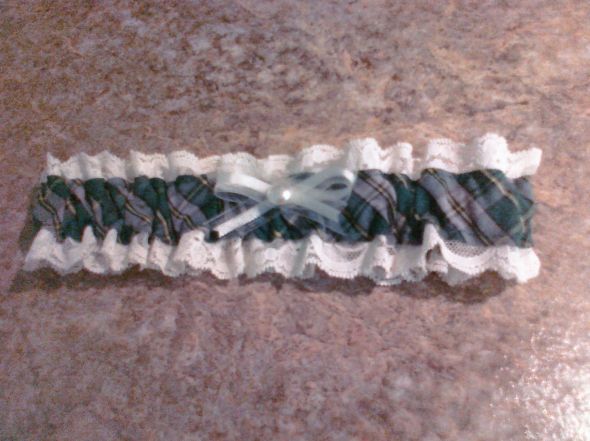 My DIY Garter Belt Progress (long)  - Pics included :  wedding Garter