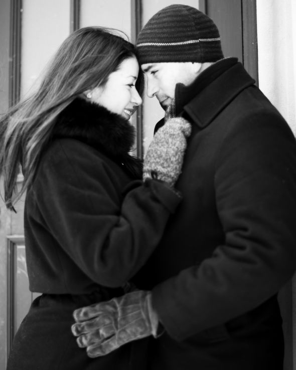 Our very chilly engagement shoot!