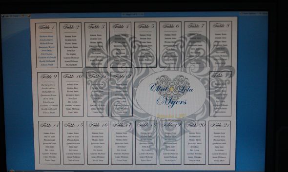 Seating Chart