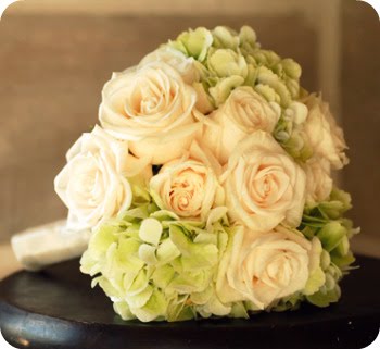 Hydrangea and rose bouquet inspirati