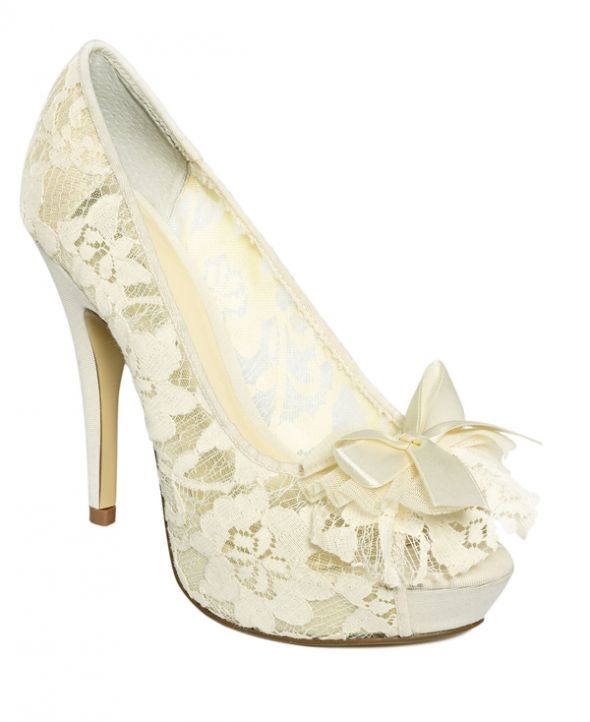 What shoes are you wearing on your wedding day? :  wedding shoes wedding shoes heels mix no 6 bridal pumps bridal shoes Shoes