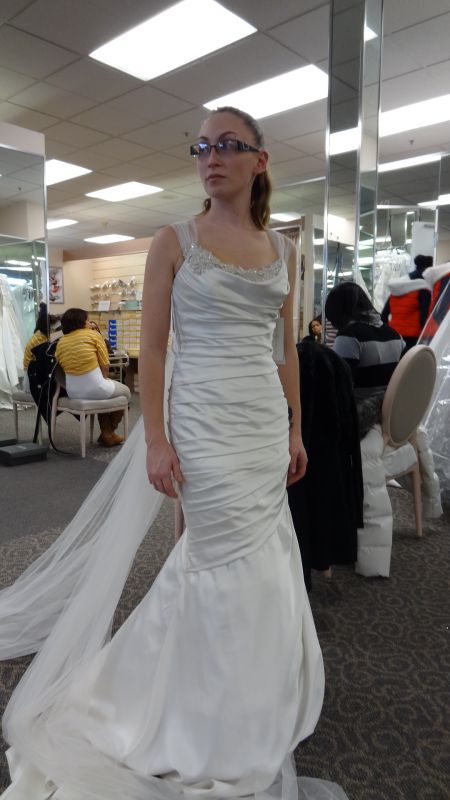 David's Bridal SPK472? Any Real Life pics? :  wedding dress davids bridal Jenns Pics 121
