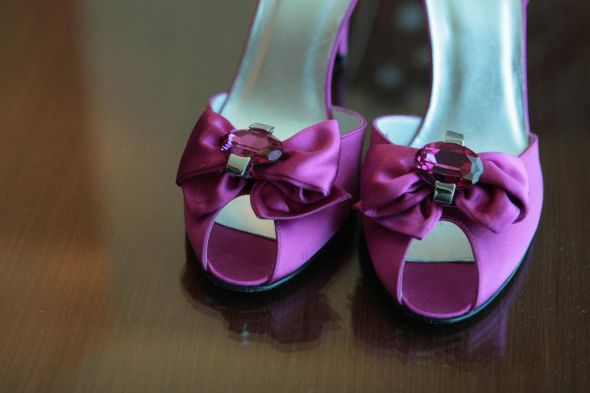 FS: Stuart Weitzman Solitaire Pink Fuchsia Pumps - Sz 7.5 :  wedding 0097 Sm